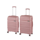 TraveLux Voyager VII gurulós bőrönd szett rosegold