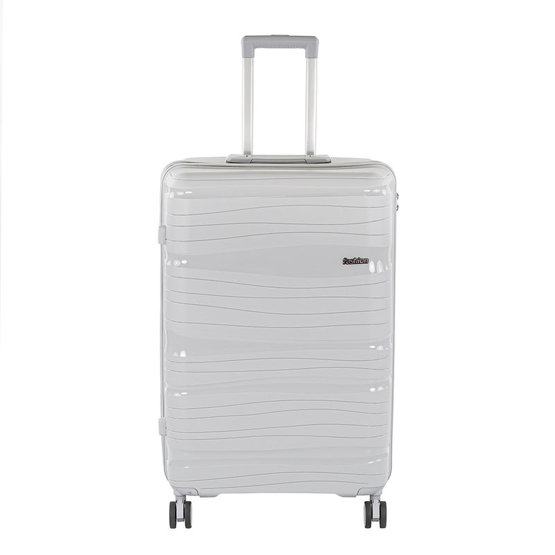 TraveLux Voyager X gurulós bőrönd szett szürke