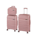 TraveLux Voyager X gurulós bőrönd szett rosegold