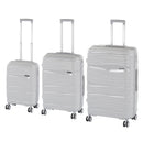 TraveLux Voyager XI gurulós bőrönd szett szürke