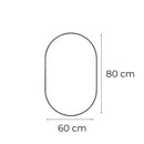 Lev 80 tükör led világítással