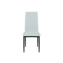 Mezza 4+1 étkező garnitúra fehér-fekete