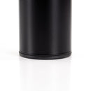 Riona 120 cm szögletes üveg étkezőasztal fekete