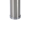 Berna 120 cm szögletes üveg étkezőasztal transparent