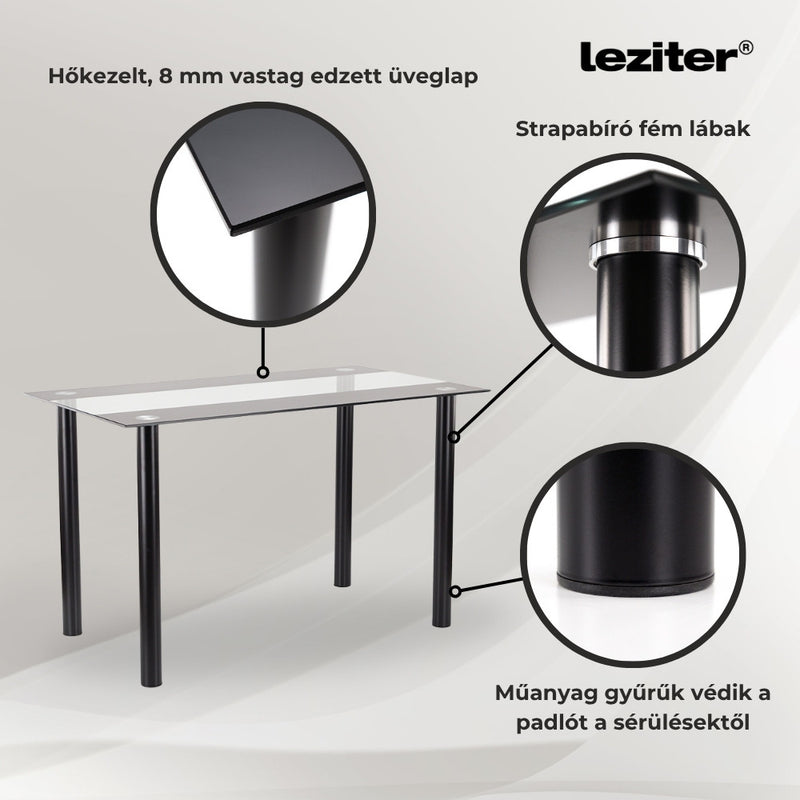 Zelma 6+1 étkező garnitúra bézs