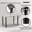 Cadiz 4+1 étkező garnitúra fekete-szürke