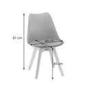 Midori 6+1 étkező garnitúra szürke