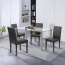 Cadiz 4+1 étkező garnitúra fehér-fekete