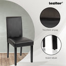 Cadiz 6+1 étkező garnitúra fehér-fekete