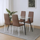 Cruz 4+1 étkező garnitúra barna