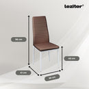 Cruz 4+1 étkező garnitúra barna