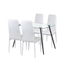 Cruz 4+1 étkező garnitúra fehér