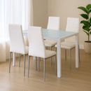 Midland 4+1 étkező garnitúra fehér-szürke