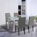 Mira 4+1 étkező garnitúra fehér-szürke