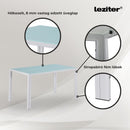 Portland 4+1 étkező garnitúra fekete