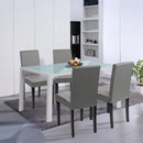 Mira 4+1 étkező garnitúra fehér-szürke