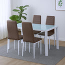 Liana 4+1 étkező garnitúra barna