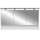 Luna 120 felső tükrös szekrény fehér