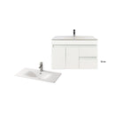 Luna 80 alsó fürdőszoba bútor mosdóval fehér