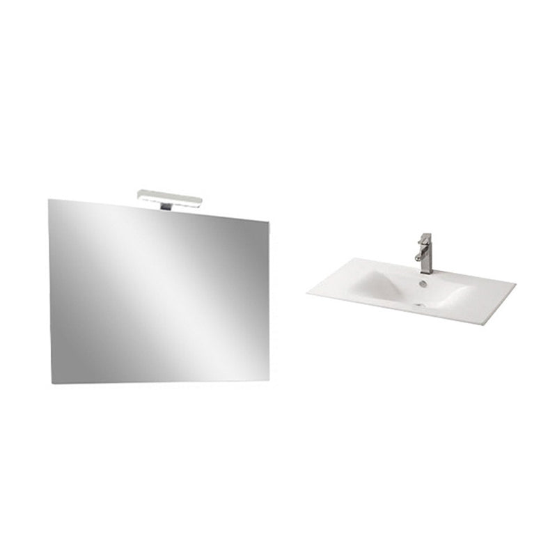 Luna Prime 80 komplett fürdőszobabútor fehér