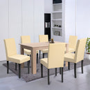 Leon 6+1 étkező garnitúra sonoma tölgy-bézs