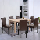 Leon 6+1 étkező garnitúra sonoma tölgy-barna