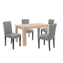 Leon 4+1 étkező garnitúra sonoma tölgy-szürke