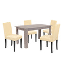 Leon 4+1 étkező garnitúra yorki tölgy-bézs