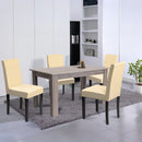 Leon 4+1 étkező garnitúra yorki tölgy-bézs