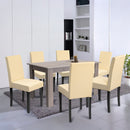 Leon 6+1 étkező garnitúra yorki tölgy-bézs