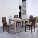 Leon 4+1 étkező garnitúra yorki tölgy-barna