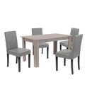 Leon 4+1 étkező garnitúra yorki tölgy-szürke