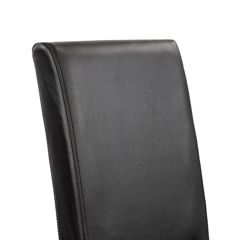 Leon 6+1 étkező garnitúra fehér-fekete