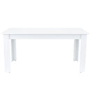 Yorki Standard étkezőasztal 160x90 cm fehér