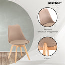 Lola 6+1 étkező garnitúra bézs-sonoma tölgy