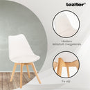 Lola 6+1 étkező garnitúra fehér-sonoma tölgy