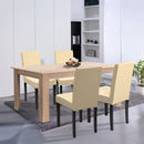 Leon 4+1 étkező garnitúra sonoma tölgy-bézs