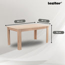 Leon 4+1 étkező garnitúra sonoma tölgy-bézs