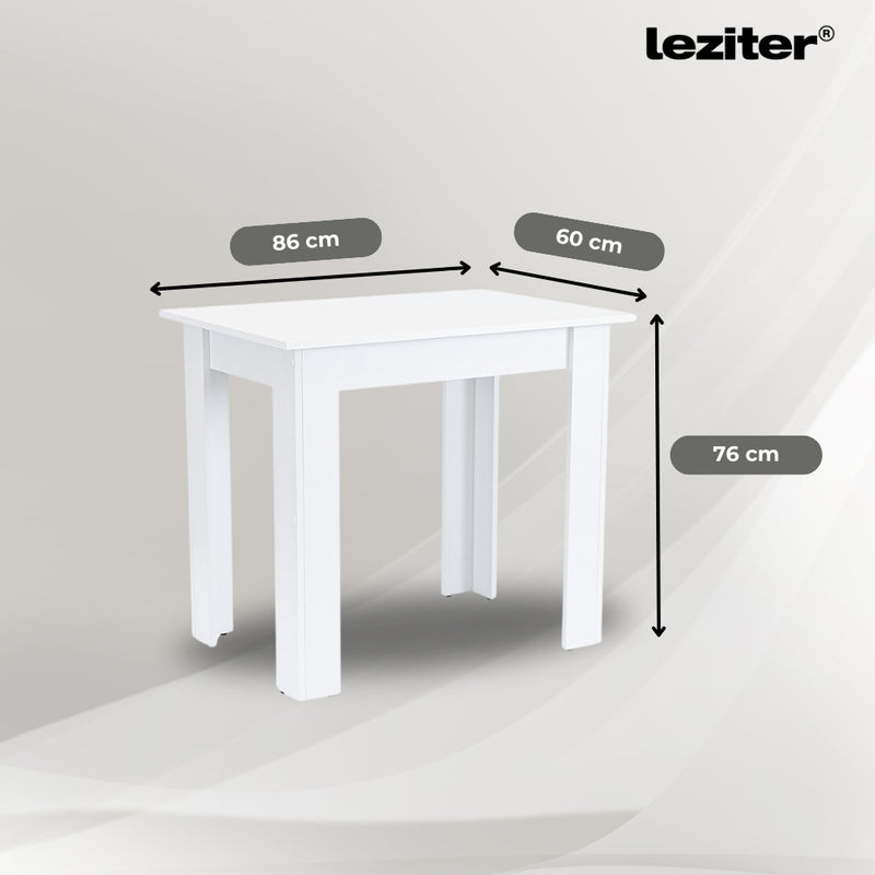 Leon 4+1 étkező garnitúra fehér-bézs