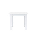 Yorki Standard étkezőasztal 86x60 cm fehér