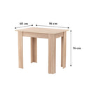 Yorki Standard étkezőasztal 86x60 cm sonoma tölgy