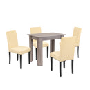 Leon 4+1 étkező garnitúra yorki tölgy-bézs