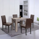 Leon 4+1 étkező garnitúra yorki tölgy-barna