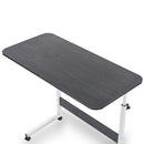 Állítható magasságú laptopasztal 80x40 cm fekete