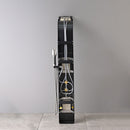 Alegro Black hidromasszázs zuhanypanel, rozsdamentes acél