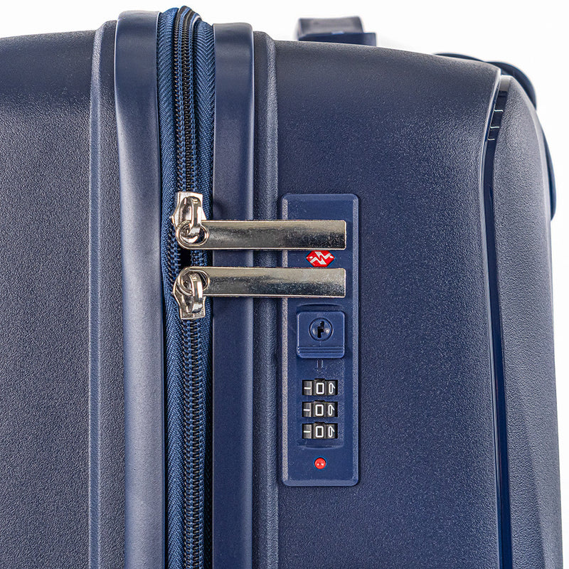 TraveLux Endure kabinbőrönd keményfedeles levehető kerékkel 35x55x20 cm sötét kék