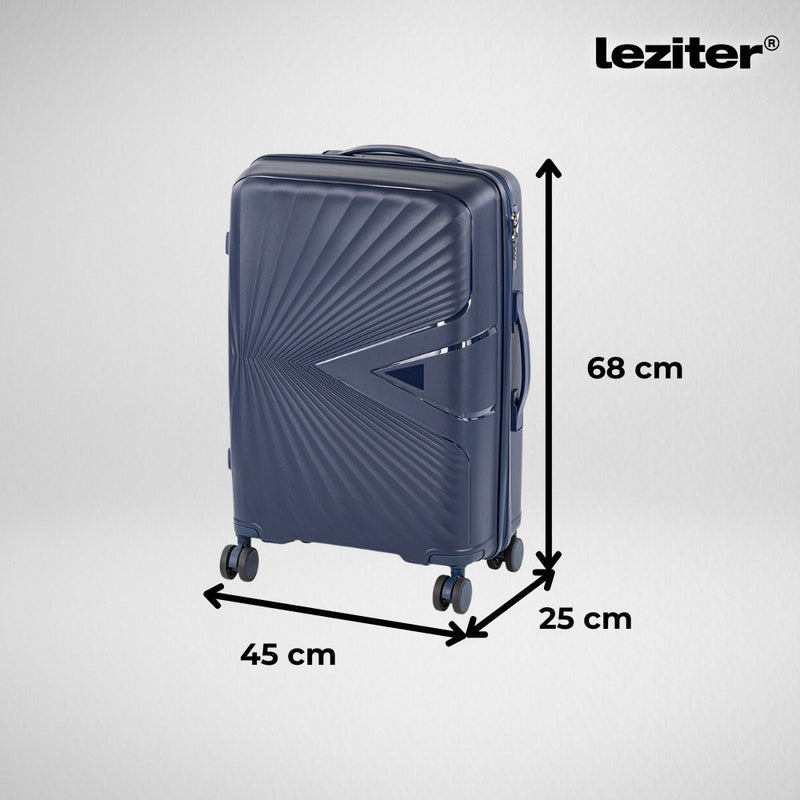 TraveLux Endure közepes bőrönd keményfedeles 68x45x25 cm sötét kék