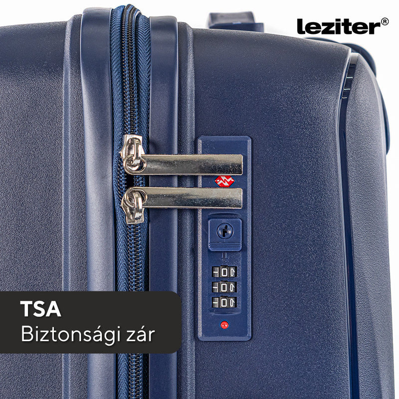 TraveLux Endure közepes bőrönd keményfedeles 68x45x25 cm sötét kék