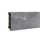 Vinyl SPC padlószegély Fjord márvány mintás sötét szürke 2400x60x12 mm