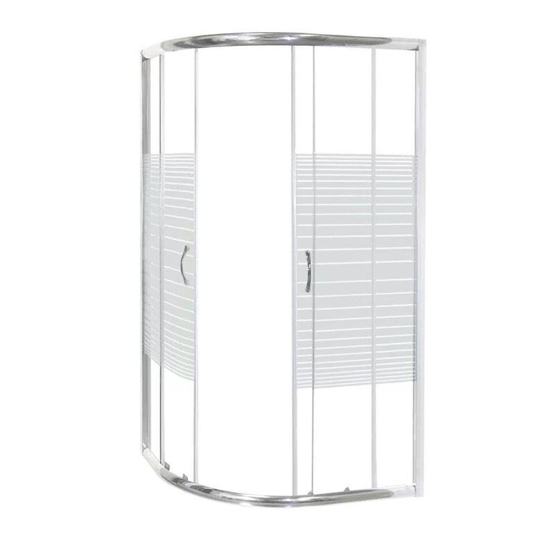 Madera 100x80 univerzális íves zuhanykabin tálca nélkül